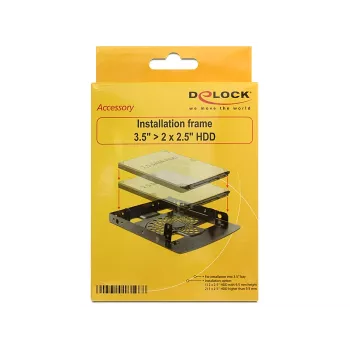 Mounting Kit DeLOCK 18198 Black