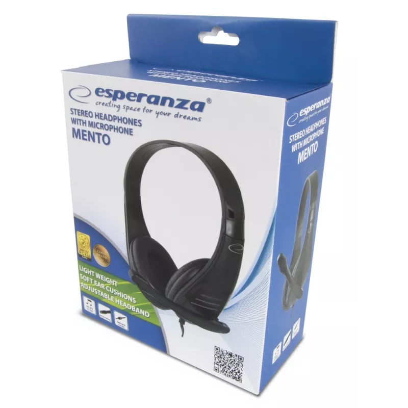 Esperanza EH209K headphones/headset headband Black