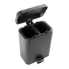 Beldray Dual Compartment Bin LA035235BLKFEU7 5 Litre Black, dual-section kitchen waste bin