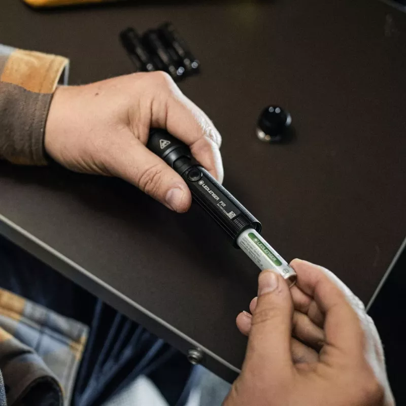 Ledlenser P5R 503109 Rechargeable LED Flashlight, Black