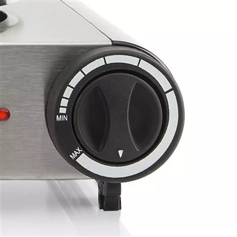 Tristar KP-6248 Double Hot Plate, 2 Cooking Zones, Rotary Control