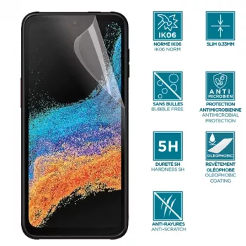 Clear screen protector Mobilis 036271 Samsung Galaxy Xcover 6 Pro Anti-bacterial Dust Scratch Shock Resistant