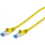 Network cable ShiverPeaks 75712-Y CAT 6A S/FTP PIMF Yellow, bulk cable for 10G Ethernet