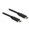 USB Cable DeLOCK 0.5m USB 2.0 USB C Black