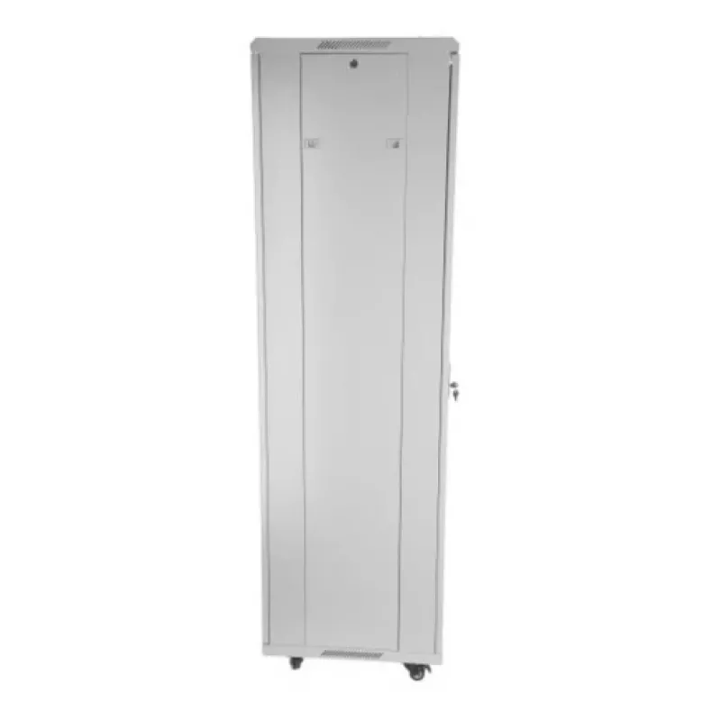 SOMI Networks | 27U, 19″ Freestanding Cabinet | 27U-60/60NAC | Gray | Max Load 800kg; Removable and Lockable Side Panels; Glass Doors; Unassembled | Depth: 60 cm