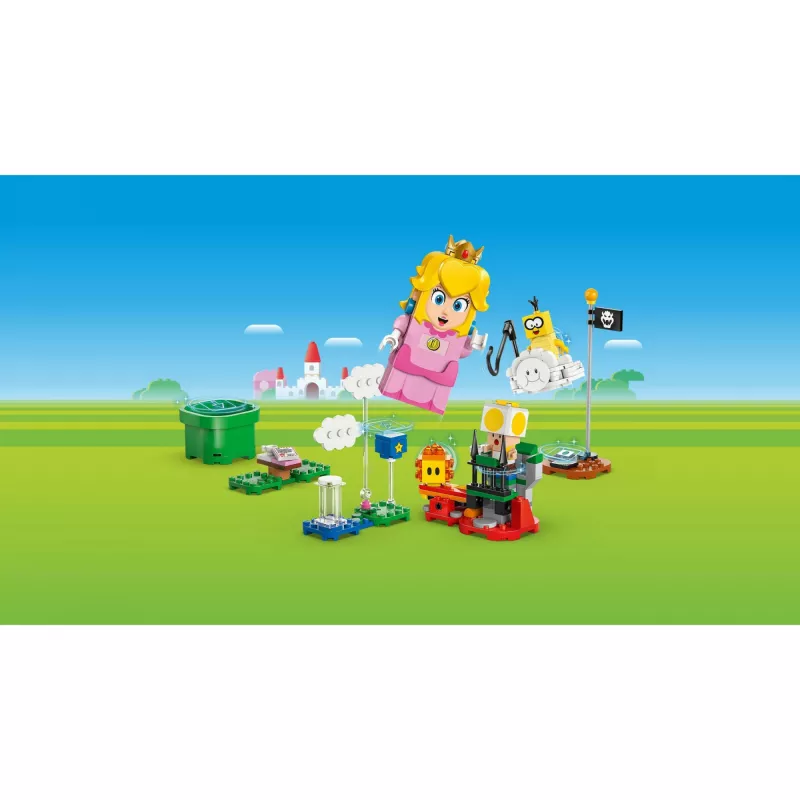 Construction Toy LEGO 71441 Super Mario Interactive LEGO Peach figure set, compatible LEGO system