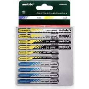Jigsaw blades Metabo 62360000 — 10-piece set