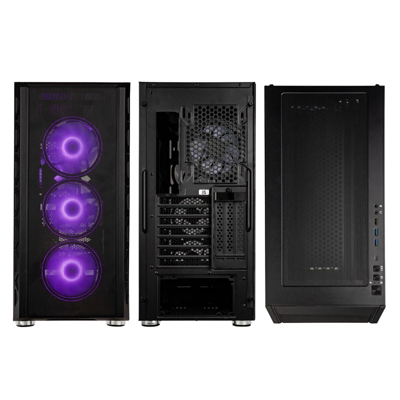 PC Case Kolink Citadel Mesh ATX ARGB Midi-Tower – black, ATX mid-tower form factor