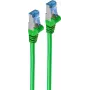 Network Cable, Patch Cable cat 6A S/FTP PIMF Green 1m