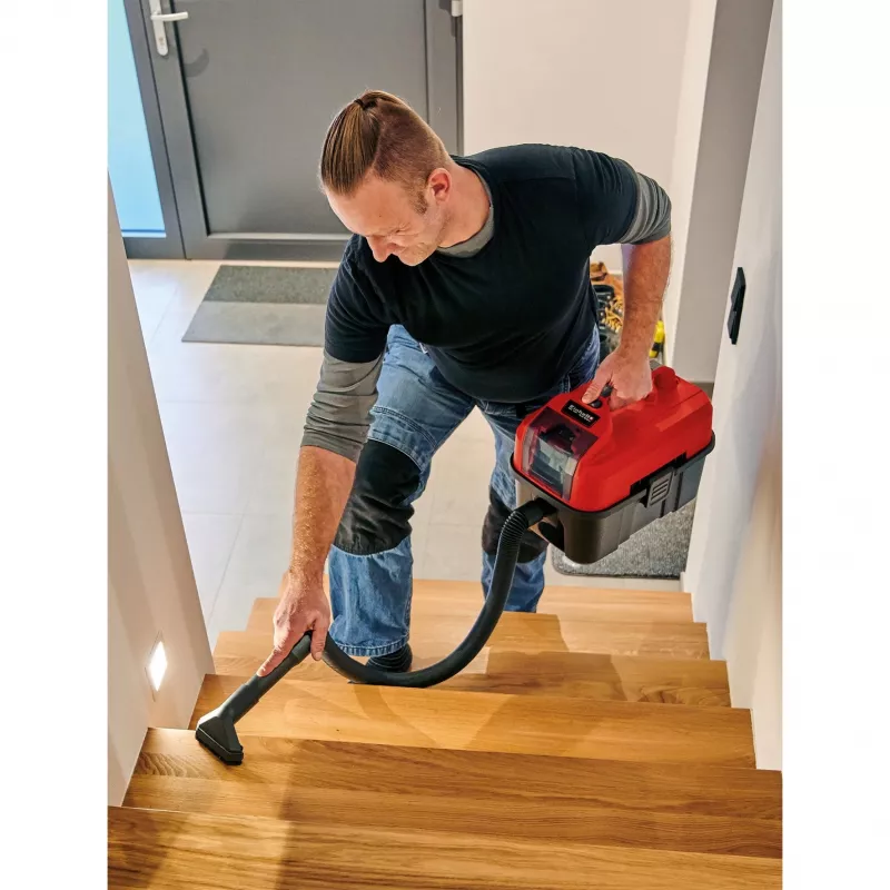 Einhell TE-VC 18/10 Li-Solo Cordless Wet & Dry Vacuum Cleaner 10L Black/Red (Battery Not Included)