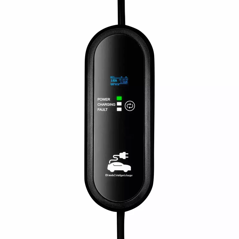 Akyga AK-EC-19 EV Charger Type 2 LCD 1-Phase 16A 3.8kW 5m