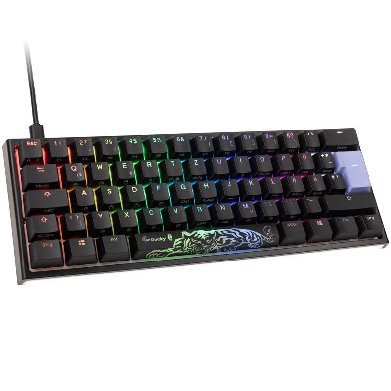 Ducky DKON2061ST keyboard Gaming USB QWERTZ German White