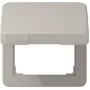 Jung hinged cover plate with cover frame 50x50mm CD 590 KL PT (CD590KLPT)
