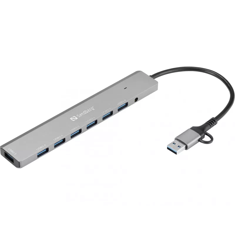USB hub SANDBERG 136-66 — 7x USB 3.0 ports, external powered