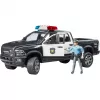 Toy police pickup BRUDER RAM 2500 Police 02505 – scale model, play vehicle