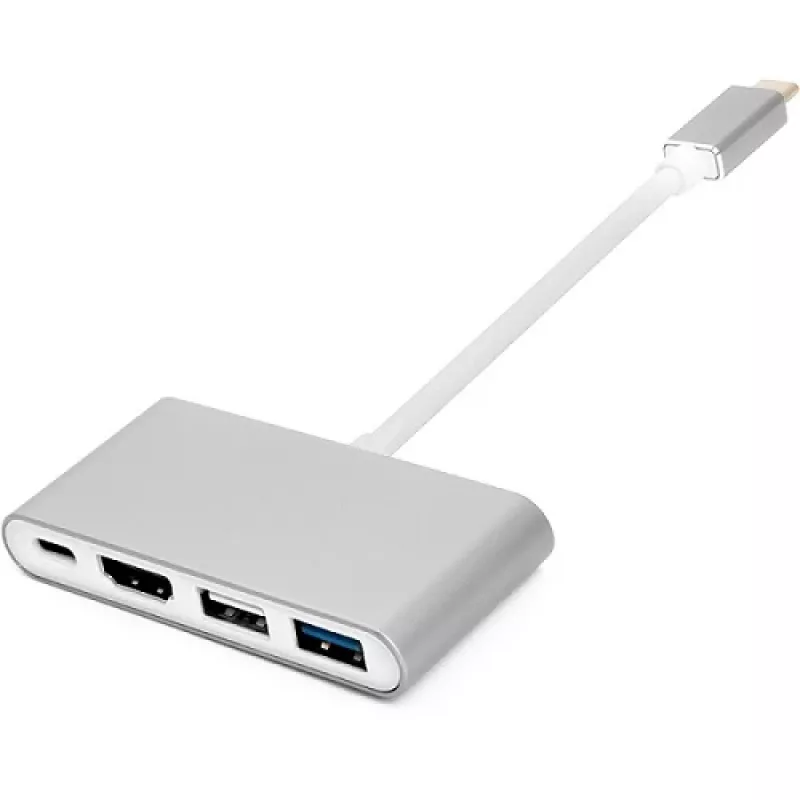 Adapter USB C - HDMI, 4xUSB 2.0/3.0, USB C