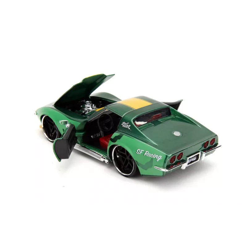 Car Jada Toys Street Fighter 1969 Chevrolet 1:24 Metal Green