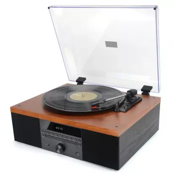 Turntable AKAI ATT-14BT with Bluetooth, belt-drive, built-in phono preamp, USB output
