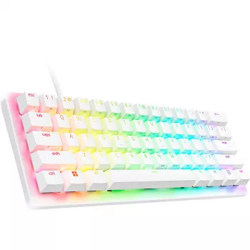 Razer Huntsman V3 Pro Mini - White - German Layout P - Keyboard - optical (RZ03-04992000-R3G1)