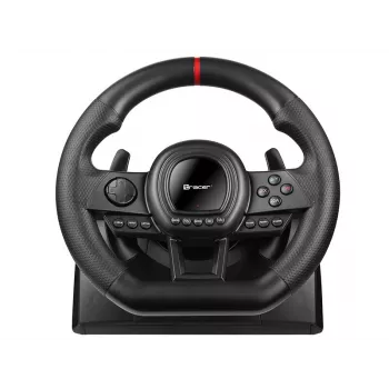 Manual gearbox shifter TRACER TRAJOY47345 — wired 6-in-1 simracer controller, 1.8 m cable, black, ergonomic non-slip grip, 270° rotation