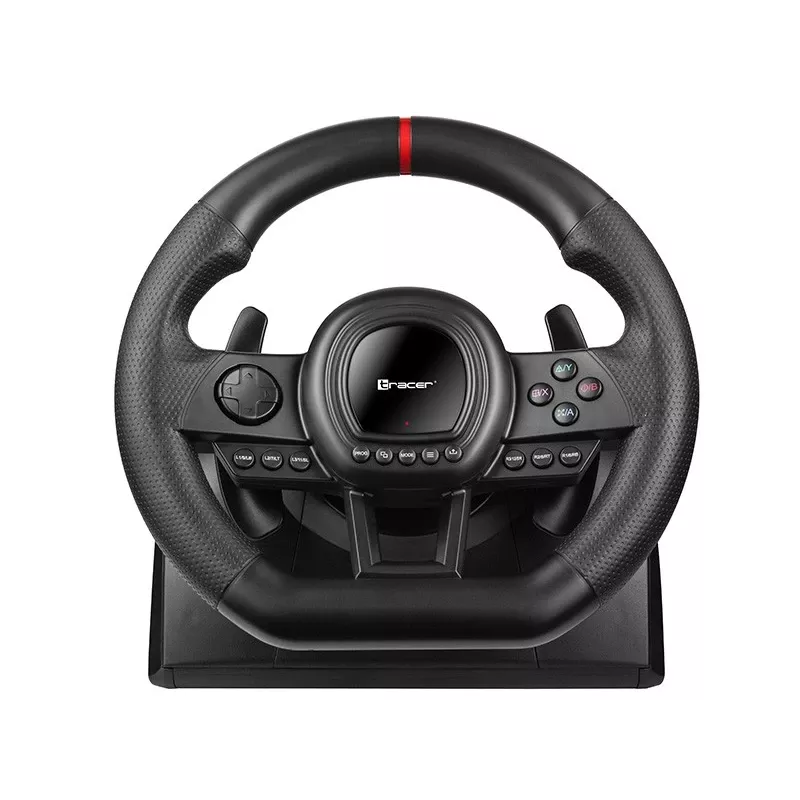 Manual gearbox shifter TRACER TRAJOY47345 — wired 6-in-1 simracer controller, 1.8 m cable, black, ergonomic non-slip grip, 270° rotation