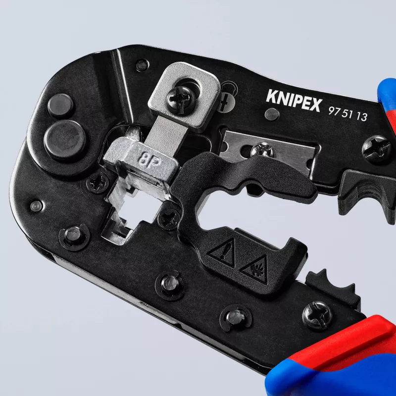 Knipex 97 51 13 cable crimper Crimping tool Black, Blue, Red