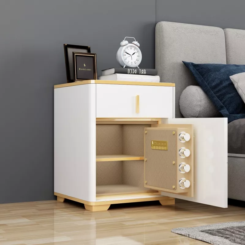 Extralink Lock Star Electronic Bedside Safe with Wireless Charging