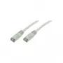 LogiLink 992298 RJ45 Network Cable, Patch Cable CAT 5e SF/UTP 10.00 m Grey 1 pc(s)
