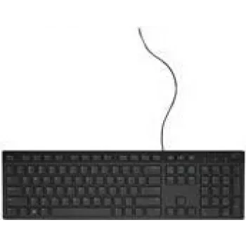 Wired USB Chiclet Keyboard Dell QuietKey PPJHH, UK layout