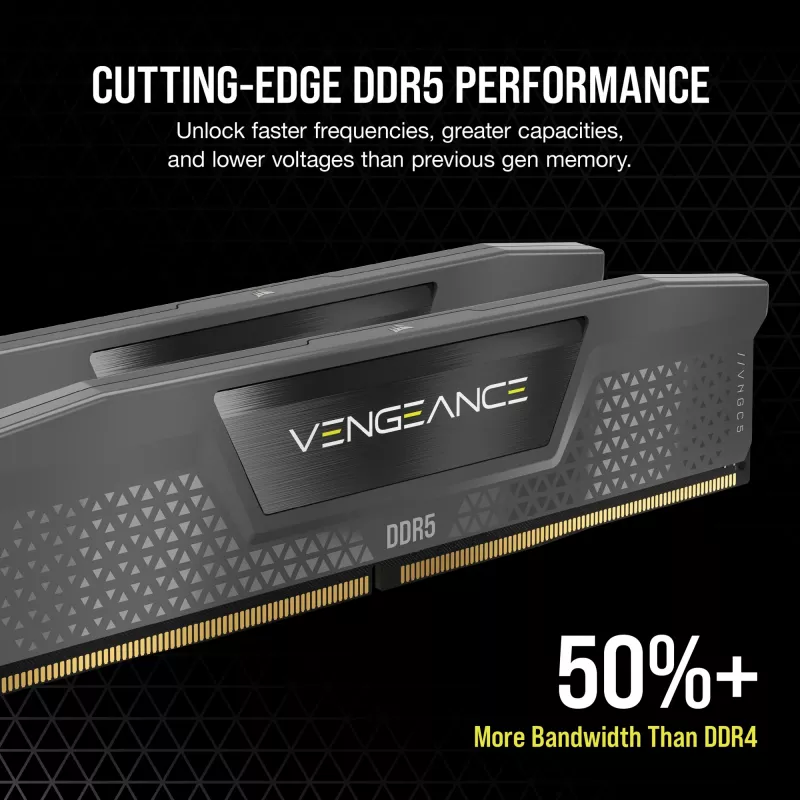 Corsair RAM Corsair D5 6400 32GB C30 Vengeance K2 2x16GB 1.4V (CMK32GX5M2B6400Z30)