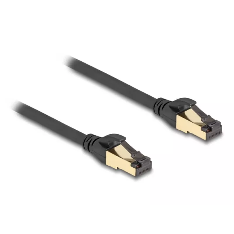 Network Cable DeLOCK RJ45 Cat.6A male to male S/FTP 0.3m Black