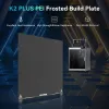 Build plate Creality K2 Plus PEI Frosted 400×400 mm — replacement print bed