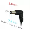 Laptop power adapter Akyga AK-ND-05 65W 19.5V 3.34A for DELL, 1.2m cable, black