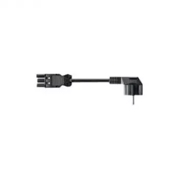 Cable Bachmann H05VV-F 3G 1.5 mm² 1.5m Black CEE7/4 GST18/3
