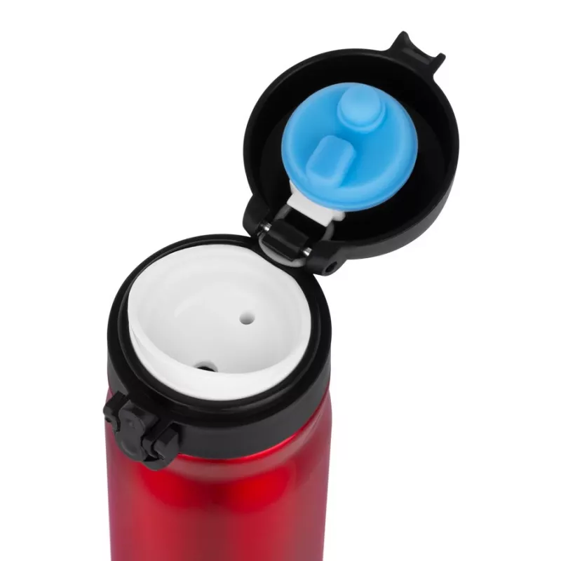 Thermal bottle NOVEEN TB825 400 ml — insulated stainless steel drink container, red