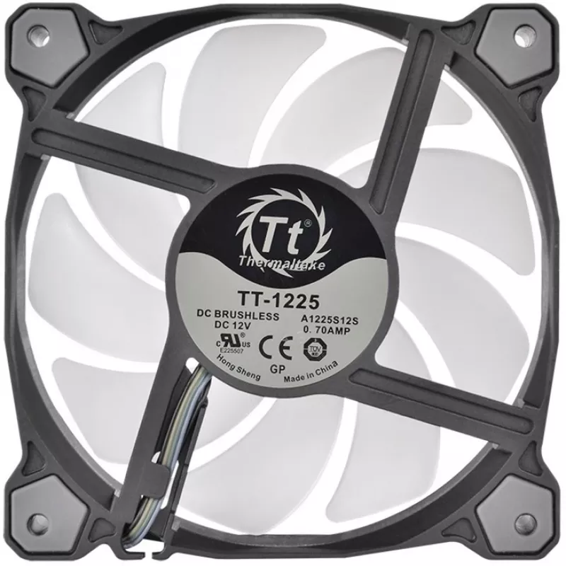 Thermaltake Pure 12 ARGB 120mm Case Fans 3-Pack Black