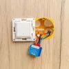 Smart relay Shelly Qubino Wave 1 Mini wireless 110–240V, 8A AC / 5A DC, 868.4 MHz, indoor, blue