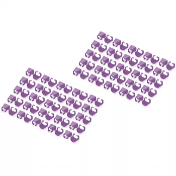 Colour coding clip Digitus Color clips for Patch cable A-CC-VI PVC Violet