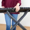 Full-size ironing board Taurus 994178000 — 410 x 1250 mm, adjustable height up to 930 mm, cotton cover, black