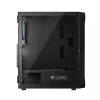Computer Case Logic Concept Portos ARGB ATX Black