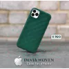 Protective soft case Devia Woven2 for iPhone 11 Pro Max, green