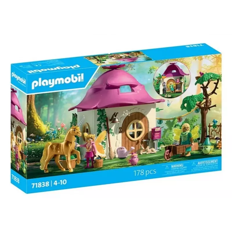 Figure Set Princess Magic 71838 Cosy Fairy House and Gold Unicorn