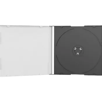 MediaRange BOX21 - CD Slimcase for CDs/DVDs - Black (BOX21)