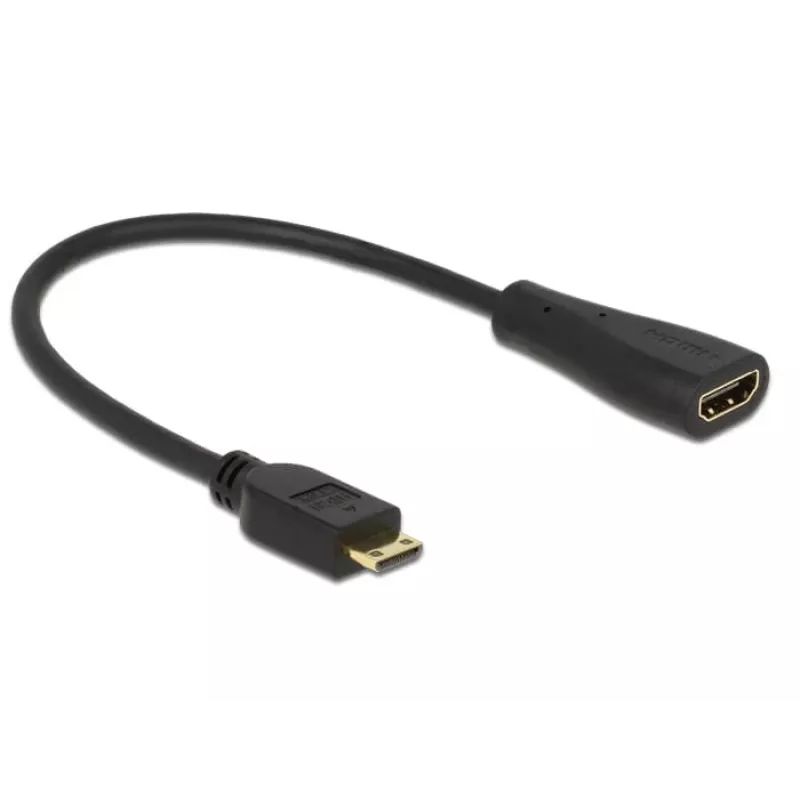 HDMI Cable DeLOCK 0.23m mini-HDMI/HDMI
