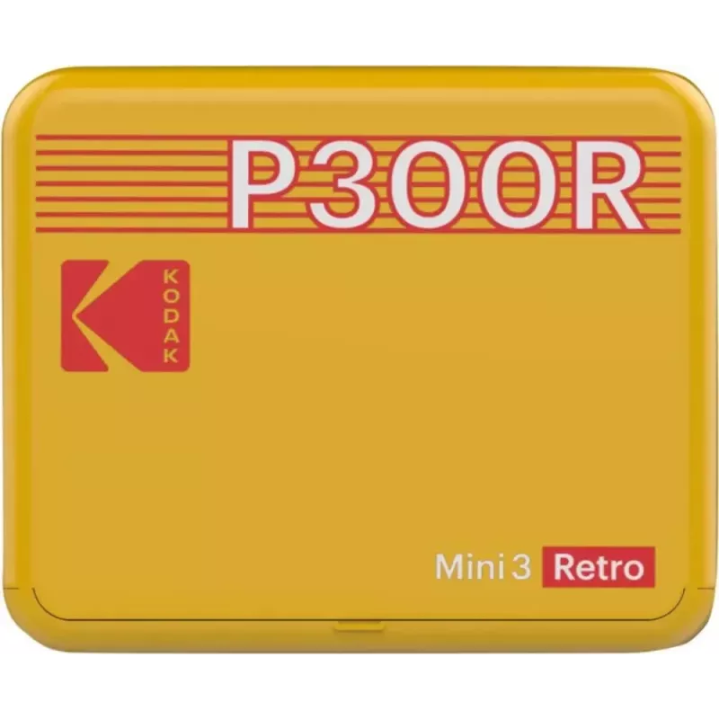 Printer Kodak Mini 3 Square Retro Pass Photo Printing Technology Yellow