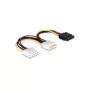 Power Cable SATA HDD DeLOCK 60103 2x 4pin male/female 0.165 m