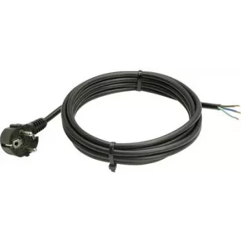 Power supply cable AS Schwabe 70802, 10 m, black, mains lead