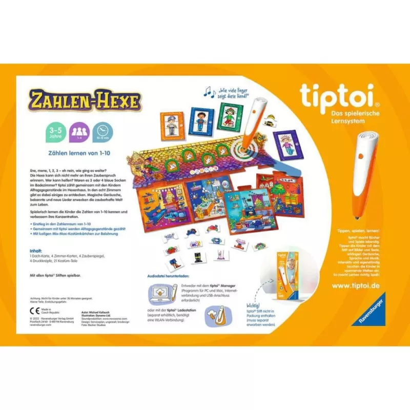 tiptoi Zahlen-Hexe, Board Game
