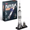3D Puzzle cubicfun Apollo Saturn Rocket model — scale assembly educational kit