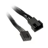Cable 4-pin to 4-pin, 0.3 m, black, No name ZUAD-771